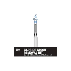 Dremel 1/16" Grout Removal Bit