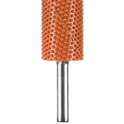 Smooth End Cylinder Saburr Tooth Carbide Burrs - 1/4 inch Shank