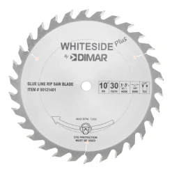 Whiteside Plus Glue Line Rip Blade - 10 inch